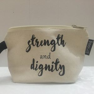 Strength and Dignity Zipper Pouch